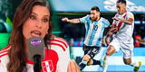 María Pía Copello se enoja con peruanos que piden triunfo de Argentina y les hace fuerte reclamo