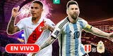 CLICK AQUÍ, transmisión EN VIVO Perú vs. Argentina: alienaciones confirmadas, a qué hora y en qué canal juegan