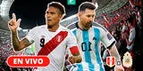 América TV EN VIVO, Perú 0 vs. Argentina 2: sigue aquí el partido completo por las Eliminatorias 2026