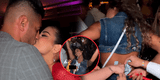 Ximena Peralta, sobrina de Jefferson Farfán, se cubre el cuerpo con dólares en fiesta de Carlos Zambrano