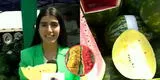 Periodista chilena en shock al conocer la sandía amarilla que importan de Perú: "Novedosa y cara"