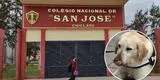 Chiclayo: perro policía halla cocaína a escolar durante charla antidrogas en colegio San José
