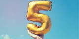 ¿Cuál es el significado espiritual del número 5, según la numerología?