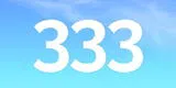 ¿Qué significado tiene el número 333, según la numerología?