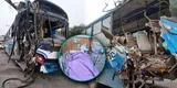 Los Olivos: Dos pasajeros heridos tras choque de buses en la Panamericana Norte están en UCI