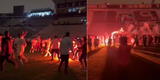 Universitario campeón en Matute: barrista arroja bengala, jugador crema lo recoge y da la vuelta olímpica
