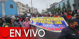Marcha de mototaxistas EN VIVO: comerciantes y ciudadanos toman la avenida Abancay en protestas contra mafias venezolanas