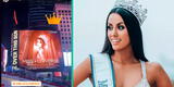 Miss Universo 2023: Camila Escribens aparece en pantallas del Time Square en New York