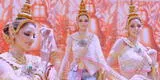 Luciana Fuster hipnotiza en desfile con un impactante traje típico tailandés ¿cómo fue su pasarela?
