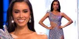 ¡Brillante! Camila Escribens derrochó elegancia en su desfile de traje de noche en el Miss Universo 2023