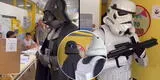 ¿Javier Milei o Sergio Massa? Darth Vader votó en Argentina custodiado por un ‘soldado imperial’ y es viral