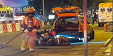 "La llave está rota": Taxi sufre fuga de gas en SJL y desata terror en vecinos que temen explosión