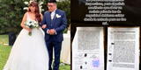 "Todos se fueron": novios dejan en shock al contar que sufrieron millonario robo en su boda