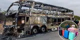 Trujillo: Bus interprovincial se incendia en la Panamericana Norte y pasajeros quedan varados