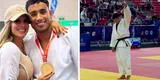 Alejandra Baigorria festeja la victoria de Said Palao en el Campeonato Nacional de Judo: "Calladito logra sus triunfos"
