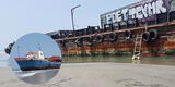 Ventanilla: "barco fantasma" aparece en playa Costa Azul y deja sorprendidos a los vecinos