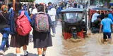 Lambayeque adelantaría fin del Año Escolar 2023 ante intensas lluvias del Fenómeno El Niño