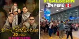 'X-Salserín' llegó al Perú y gran cantidad de fanáticos lo recibieron en el aeropuerto de cara a su concierto en Perú