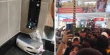 Mall Aventura SJL: personas destruyen baños y se llevan el jabón en plena inauguración