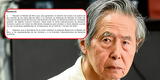 Corte IDH pide al Estado del Perú no acatar orden del TC: Alberto Fujimori no saldría libre