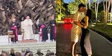 Piero Quispe y su novia reciben la bendición del Papa Francisco en Roma: jugador de la U reacciona