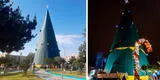 Tacna: Este sería el árbol navideño más grande del Perú, pero usuarios enloquecen con su aspecto