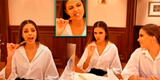 Luciana Fuster pasa momento gracioso en cena con ganadoras del Miss Grand International