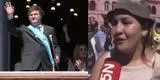 Javier Milei juró como nuevo presidente de Argentina y ciudadana se quiebra EN VIVO por una razón