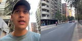 Venezolano camina por calle de Chile, sin imaginar el impensado ‘espíritu navideño’: “No sé si es en todo”