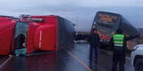 Carretera Central: Bus de Cruz del Sur impacta contra tráiler en Junín y hay 1 fallecido y 2 heridos