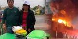 Incendio en el Callao: una familia que vende desayuno lo pierde todo a pocos días de la Navidad