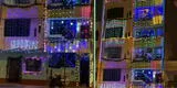 "Las Vegas en Navidad": Familia de SMP sorprende con impresionante iluminación de 6 pisos