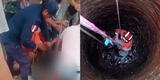 Salvan a niña de 5 años que cayó a pozo de 18 metros en La Libertad: AQUÍ imágenes del rescate