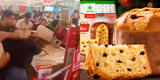 Locura por compra de panetones en La Libertad: Clientes alborotan supermercado por bajo precio