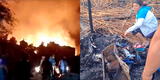 La peor Navidad de sus vidas: Familia con tres menores perdieron todo por gigantesco incendio