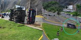 Costa Verde: así fue el aparatoso despiste del camión de caudales que ha dejado un muerto y tres heridos