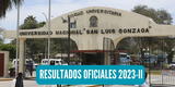 Universidad Nacional San Luis Gonzaga examen de admisión 2023-II: AQUÍ la lista oficial de ingresantes