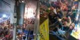 Chiclayo: caos y desesperación ocasiona voraz incendio por pirotécnicos en Mercado Modelo