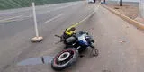 San Miguel: motociclista impacta contra poste en terrible accidente y muere en la Costa Verde