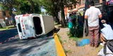 Arequipa: familia a bordo de su unidad impacta contra cúster y 16 de sus miembros están heridos