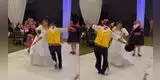 Novia se roba el show bailando huaylas en la fiesta de su boda y es sensación en redes sociales