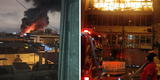 Gigantesco incendio en Mesa Redonda: fuego consume almacén y se eleva a código 3