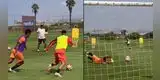 Jairo Concha se luce con jugada de lujo y gol en su primer entrenamiento con Universitario