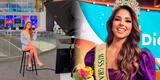 ¡Una celebridad! Luciana Fuster se luce con su corona del Miss Grand por importante canal de Estados Unidos