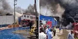 Terrible incendio en Cercado de Lima: se registran explosiones y aumenta a 28 unidades de bomberos