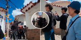 Coreanos se cruzan con cortejo fúnebre en Cusco y quedan en shock al ver el ataúd en la calle