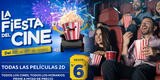 ¡Al cine con solo S/6! Conoce desde cuándo y en qué cines puedes acceder a esta súper promoción