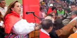 Familiar de víctima en manifestaciones agrede a la presidenta Dina Boluarte en Ayacucho [VIDEO]