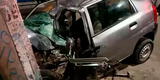 Arequipa: hombre que regresaba a casa después de jugar fútbol choca su auto contra poste y muere