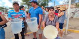 Lambayeque: 2.500 familias no tienen agua potable pese a terrible ola de calor de 33 grados